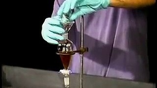 Organic Chemistry Lab Demo  Extractions part 1