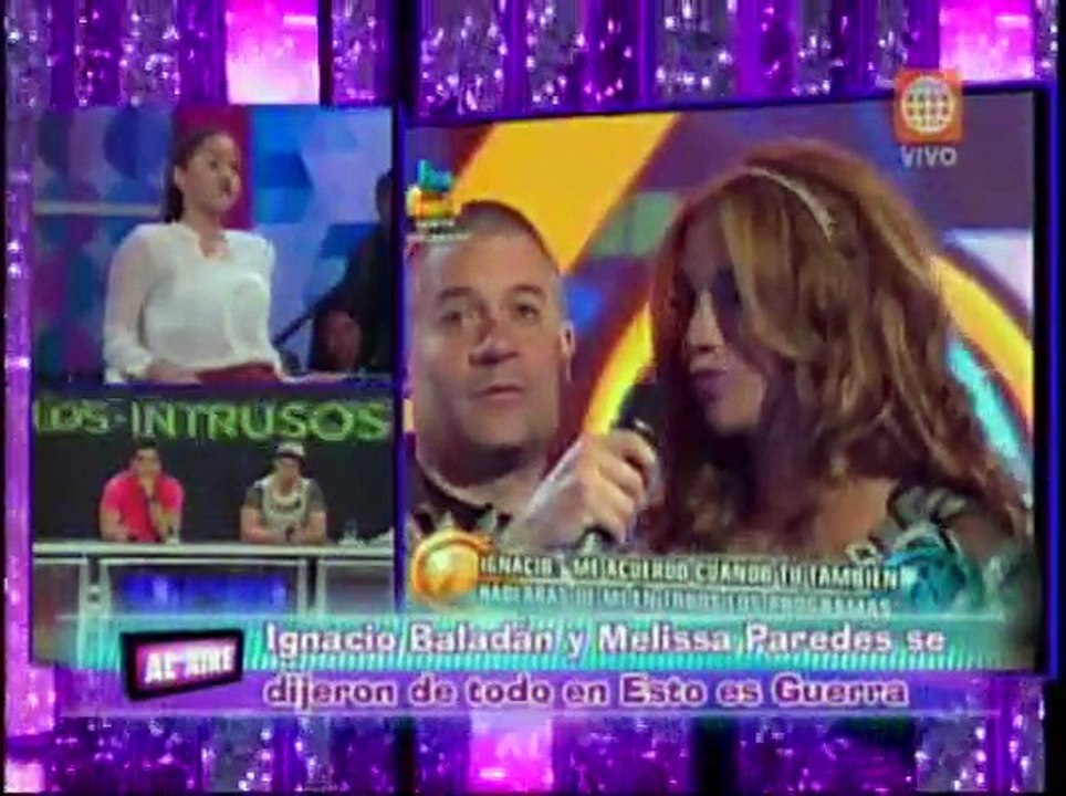 Melissa Paredes a Ignacio Baladán: "Conmigo no te metas"