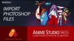 Anime Studio Pro 11 - Importing Layered Photoshop Files (PSDs) - Tutorial