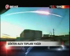 Rusya'ya düşen Meteor yağmuru çok büyük krater