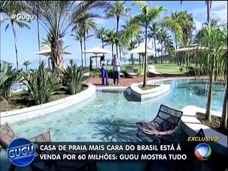 Conheça a casa de Praia mais cara do Brasil.