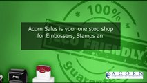 Self Inking Rubber Stamps - Acornsales.com