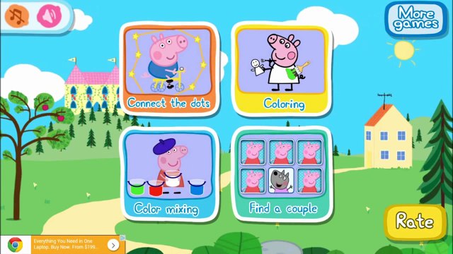 Peppa Pig Mini Games Part 1 - best app demos for kids