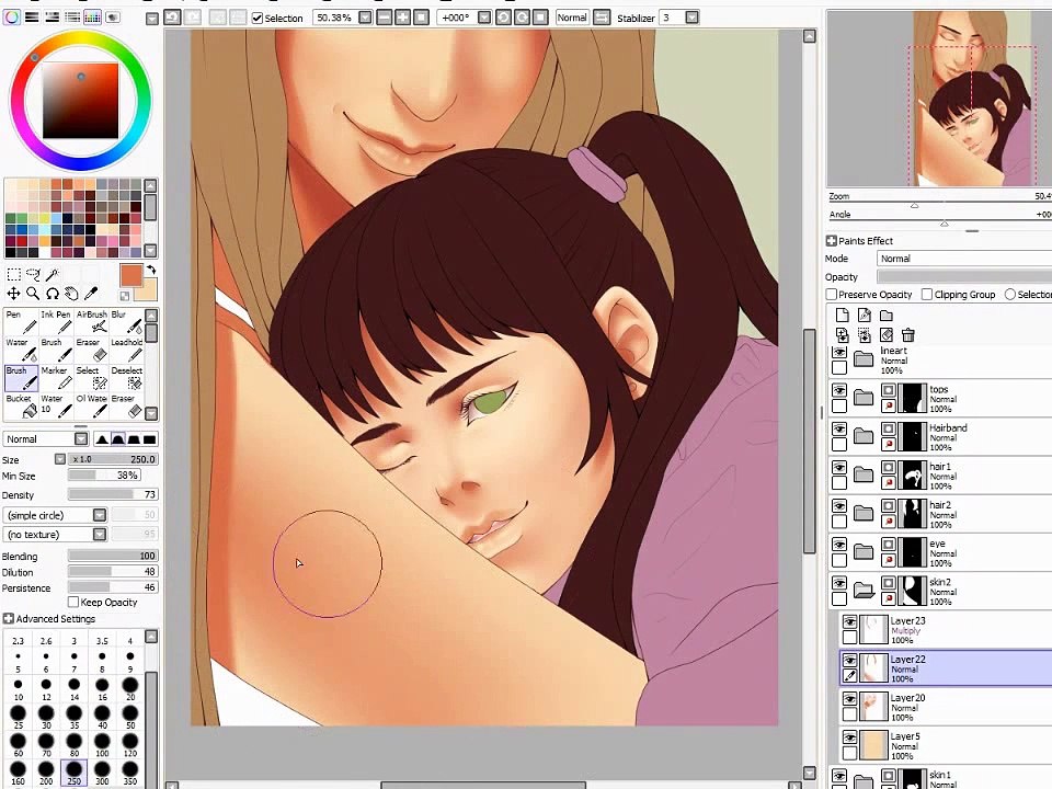 (Paint Tool SAI) Birthday Picture! [HD]