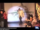 Shoaib Akhtar walks down the ramp