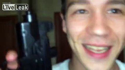 Shot in the ass from airguns