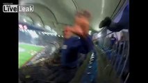 Hooligans Use GoPro to Record their Attack on Security Guards and Spectators at Football Game