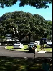 Hawaii Five-0 shooting at Honolulu Museum Art Academy, 2013