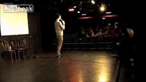 NYPD cops arrest homeless man masturbating at comedy show - tells comedian to STFU
