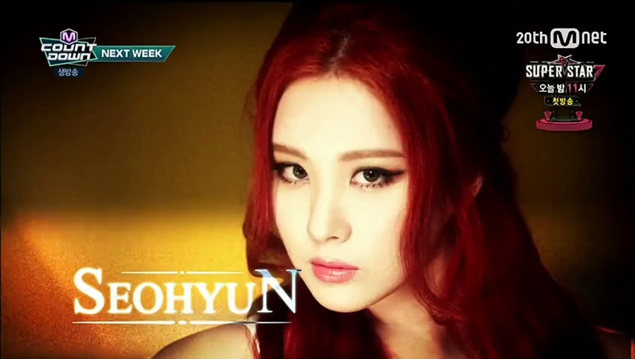 150820 엠카운트다운 소녀시대 컴백 예고 - Girls' Generation Comeback NEXT WEEK M Countdown