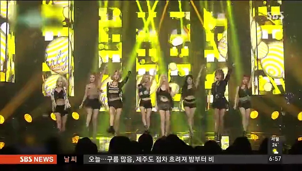 150819 SBS 굿모닝연예 - 소녀시대 Cut