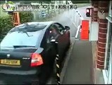 Idiot cyclist just isnt fast enough
