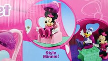 Minnie Mouse Polka Dot Jet Salon in the Sky Toy Review with Daisy Duck by ToysReviewToys