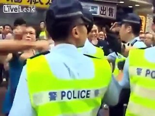 Democracy woman screams when pro-govt mob grope  her breasts