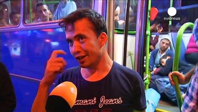 Next stop Vienna as migrants board trains to the Austrian capital