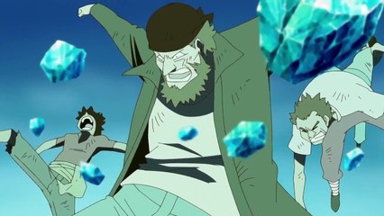 one piece mihawk vs   barbe blanche VF part 2