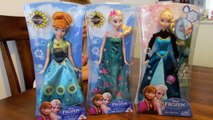 Disney Frozen Fever Elsa and Anna Dolls Toy Unboxing and Review: Part 1