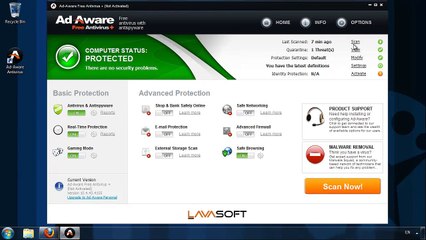 Cómo programar AdAware Free Antivirus