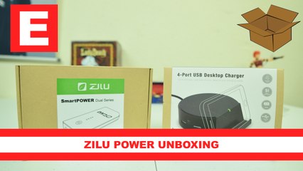 Zilu Portable Battery and Desktop Charger Unboxing