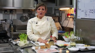 Stingray wings and escalope of foie gras by award winning italian chef Viviana Varese