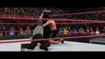 WWE 2K15 Holiday Beatings 2014 PPV - Seth Rollins vs Roman Reigns