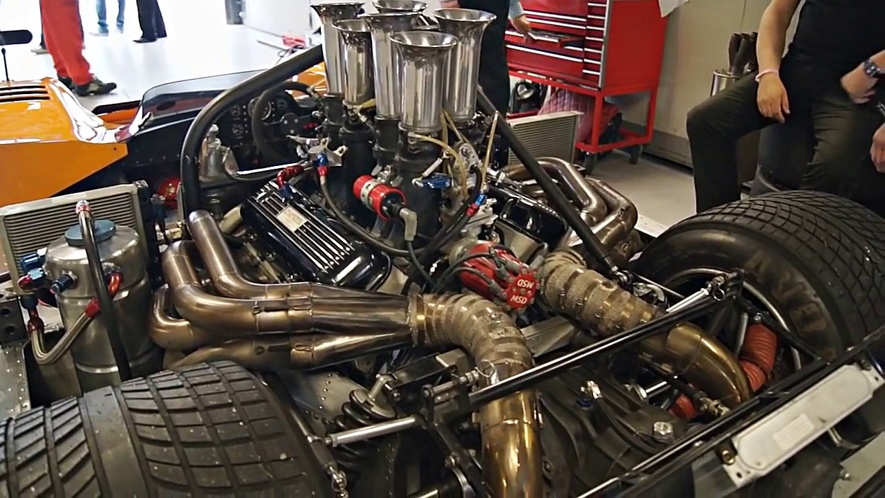 The sound of a Can-Am engine