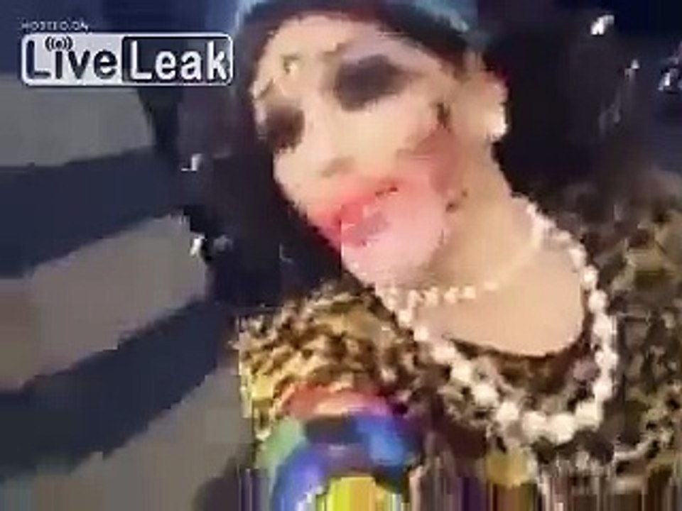 Tranny Chases Little Boy & Threatens His Life