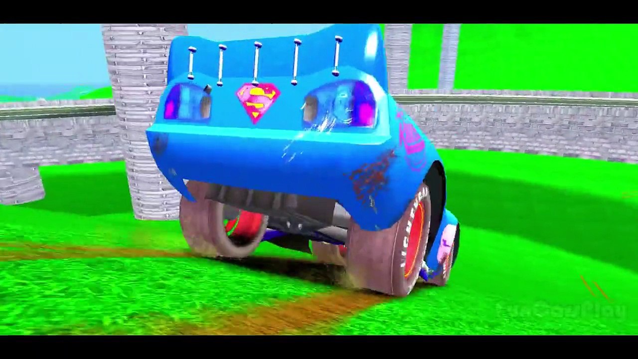 The Amazing Spider-Man with Flash McQueen Cars...