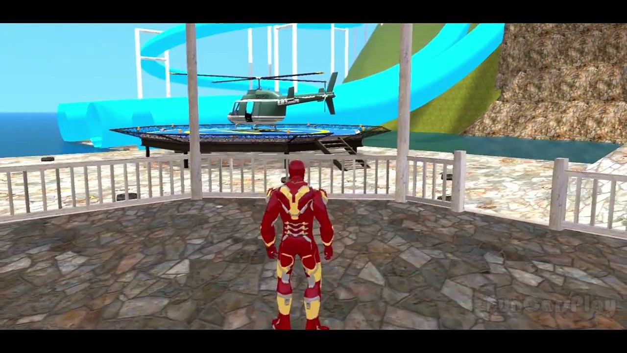 The Amazing Spider-Man with McQueen Cars & Iron Man with his Green Lightning McQueen Cars!