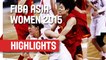 Japan v China - Game Highlights - Final - 2015 FIBA Asia Womens Championship