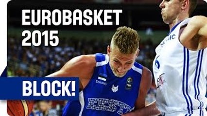 Pumprla with a nice Block - EuroBasket 2015