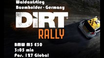 Dirt Rally Waldaufstieg, Baumholder, Germany BMW M3 E30 (3:05 min)