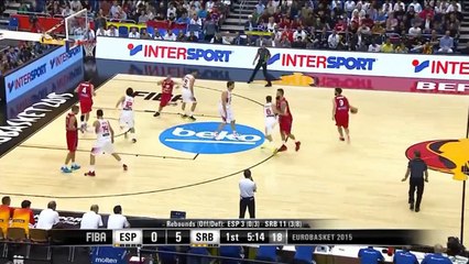 Pau Gasol contre Miroslav Raduljica