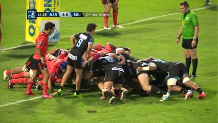 PRO D2 - Résumé Narbonne - Bourgoin : 18-13 - J3 - Saison 2015/2016