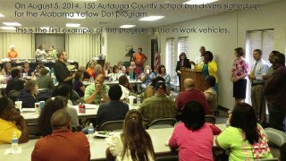 Bus drivers for Autauga County schools sign up for Yellow Dot