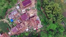 Nepal earthquake amazing drone footage after earthquake