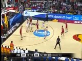 Španija - Srbija | Prvi poeni na utakmici | Eurobasket 2015 |  05.09.2015.