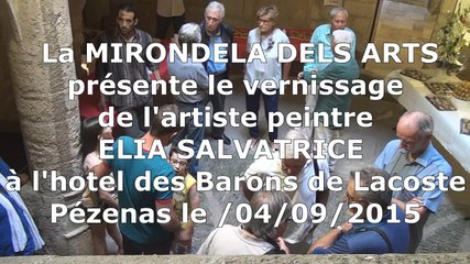 Vernissage ELIA SALVATRICE. 2D  wmv