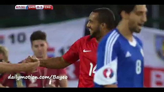 Theo Walcott 2nd Goal - San Marino vs England 0-6 *05.09.2015 HD