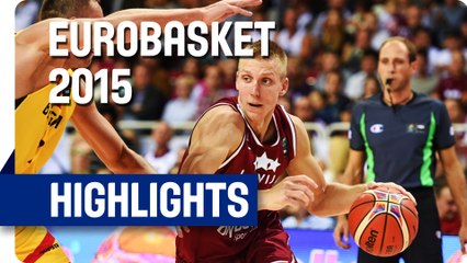 Belgium v Latvia - Group D - Game Highlights - EuroBasket 2015