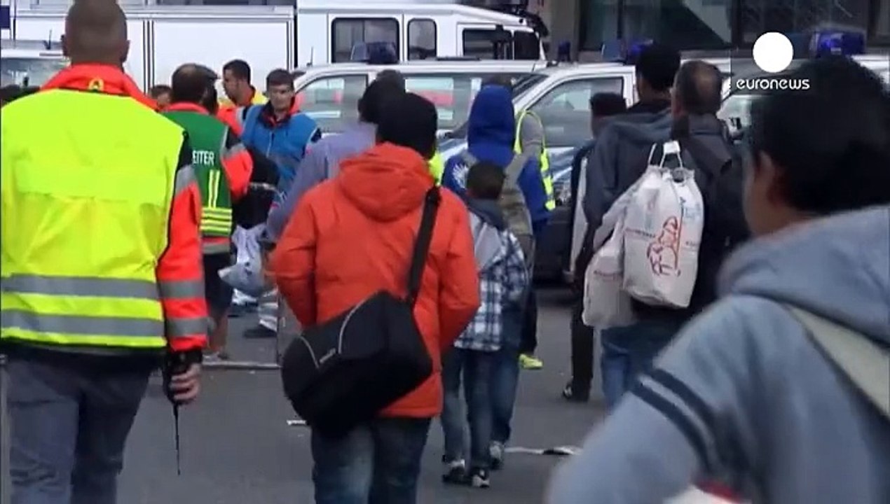 Tausende Flüchtlinge am Münchner Hauptbahnhof