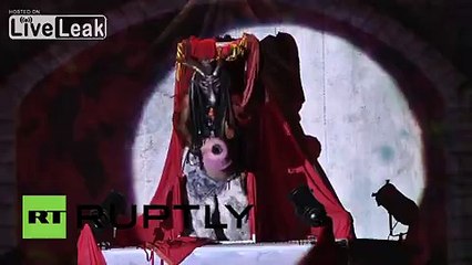 Spain: Ever seen a man-goat's huge penis hose crowd of thousands with cum? *EXPLICIT*