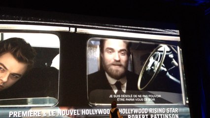 Message de Robert Pattinson à Deauville