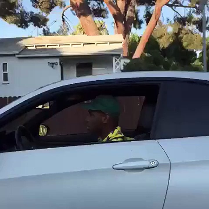 Tyler The Creator TYLER HIT THE BRAKES AS SOON AS HE SEEN HIM RECORDING. Zxkvl thatridetho