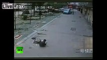 Chinese Boy Survives After Car Runs Over Him