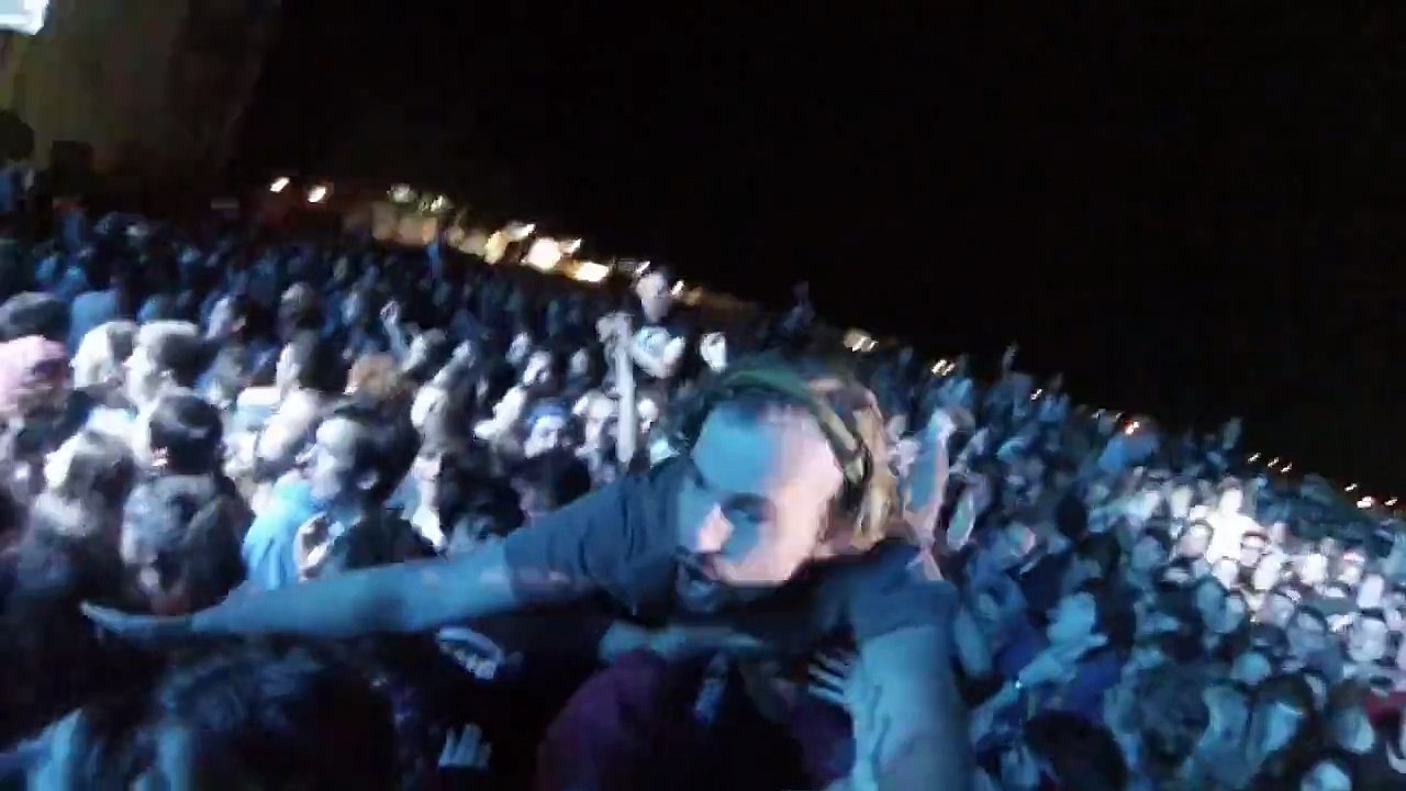 Fan Films Himself Crowd Surfing at Concert