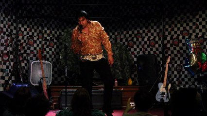 Mario Kombou sings 'Songbird' Elvis Week 2015