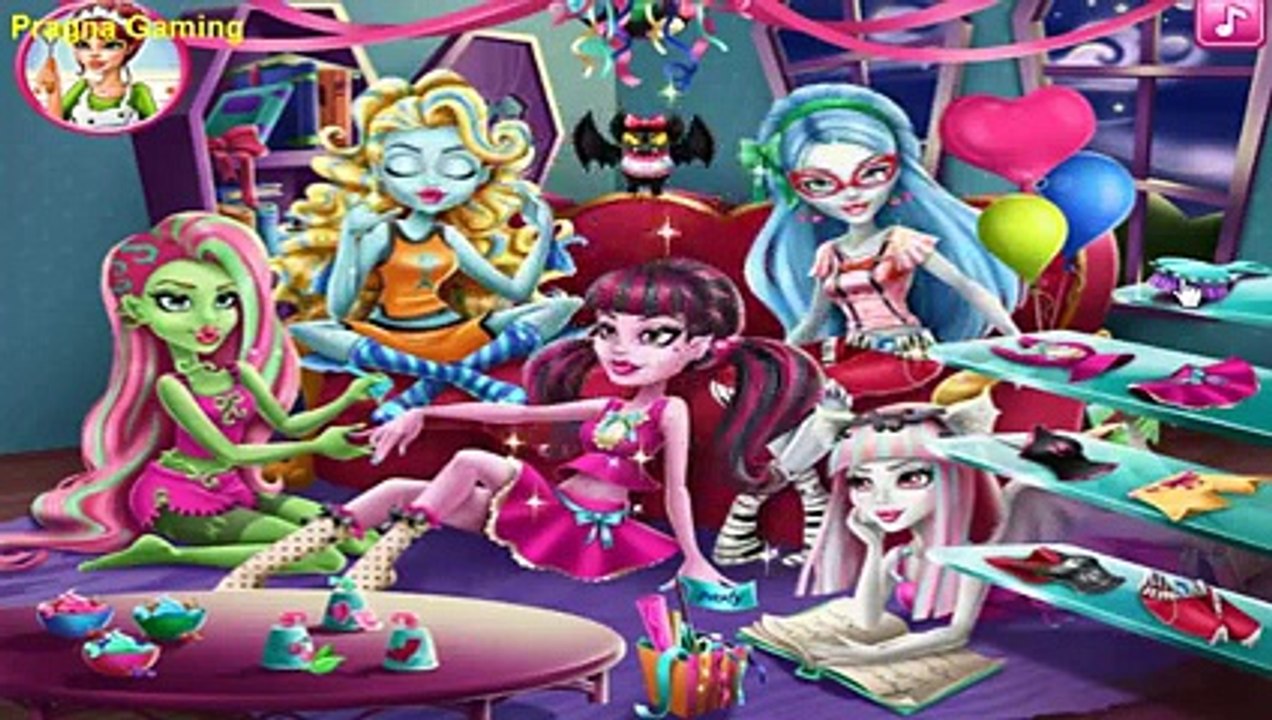 Monster Pyjama Party Online Game - Monster High Games