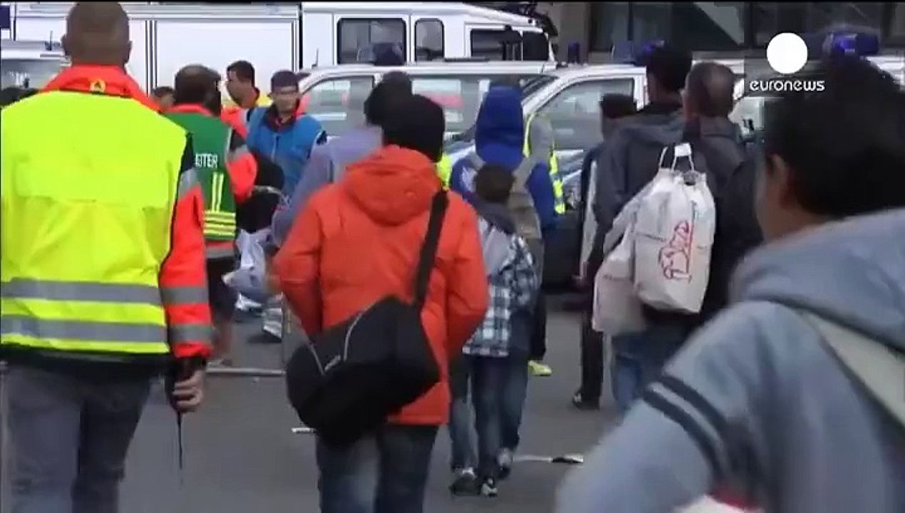 Willkommen in München migrants arrive in Germany