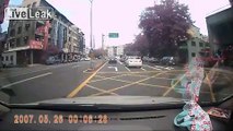 Scooter Driver Knocked Out Hard By Car Driver